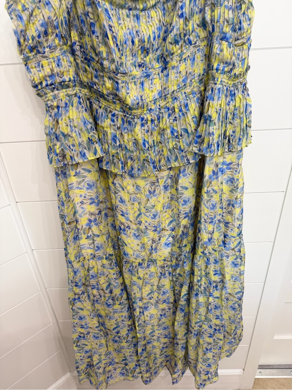 ASTR The Label Multicolor Ethelind Floral Pleated Maxi Dress Size 3X 36782 - Picture 8 of 14